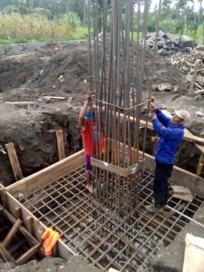 rumah dengan pondasi tahan gempa